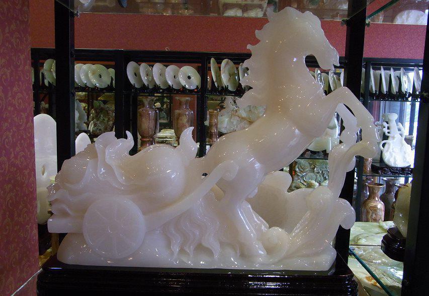 玉石工藝品,玉石擺件,風(fēng)水擺件,馬上發(fā)財